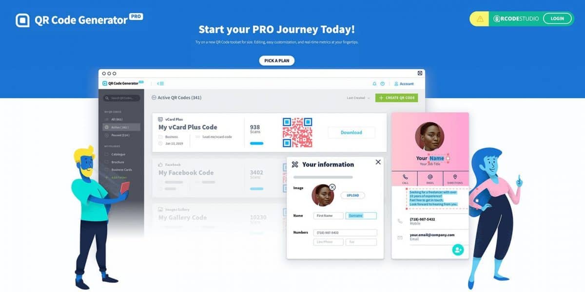 Los 15 mejores generadores de códigos QR gratuitos 4 QR Code Studio