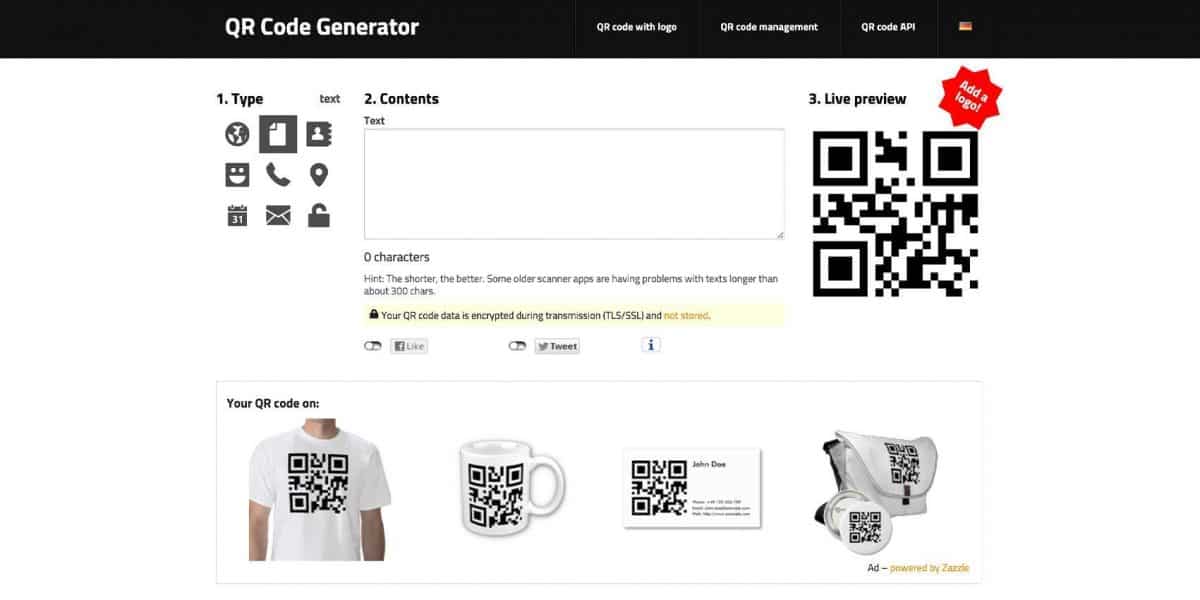 Los 15 mejores generadores de códigos QR gratuitos 6 GoQR