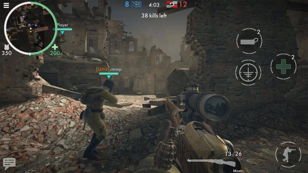 16 mejores juegos móviles FPS como Call Of Duty 16 World War Heroes: WW2