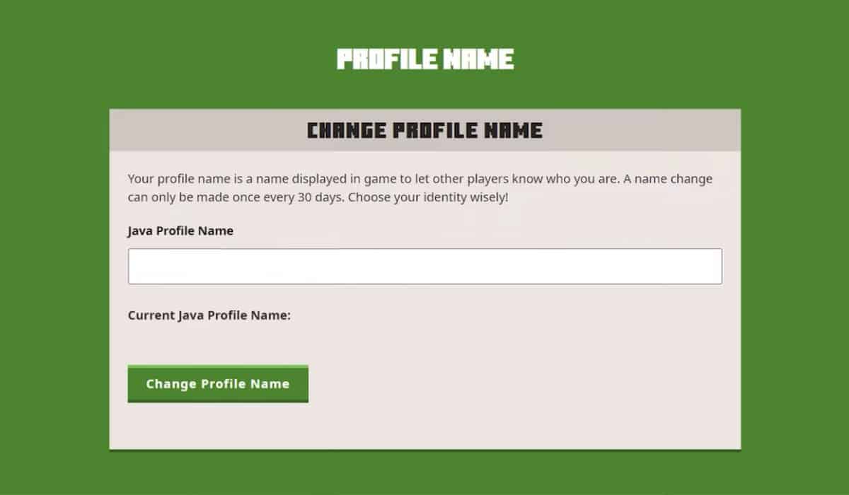 Cómo cambiar el nombre de usuario de Minecraft (Guía definitiva) 5 Cambiar nombre de usuario en Minecraft Java