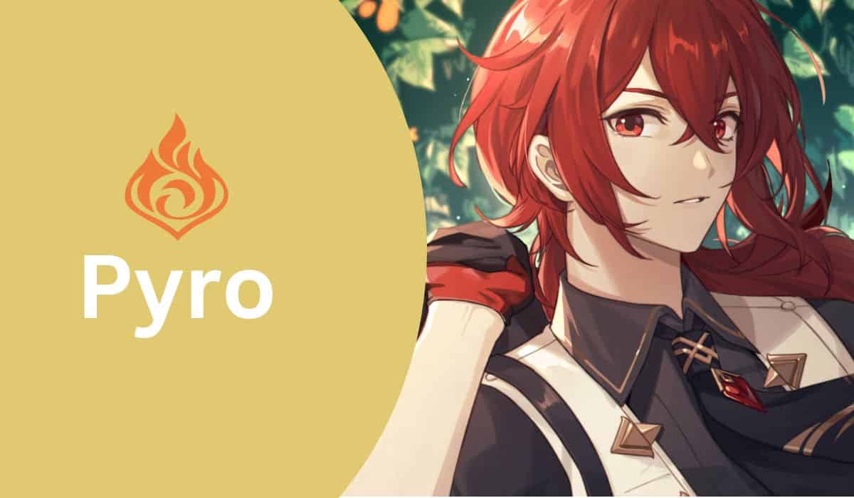 Elementos de Genshin Impact: efectos de estado, reacciones, resonancia 8 Fuego Elemental Genshin Impacto Diluc
