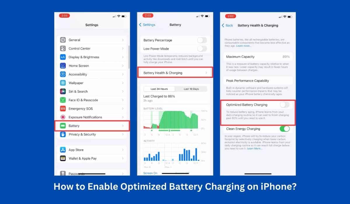 ¿Se puede dejar el iPhone cargando toda la noche? 3 Capturas de pantalla paso a paso sobre cómo habilitar la carga optimizada de la batería en el iPhone