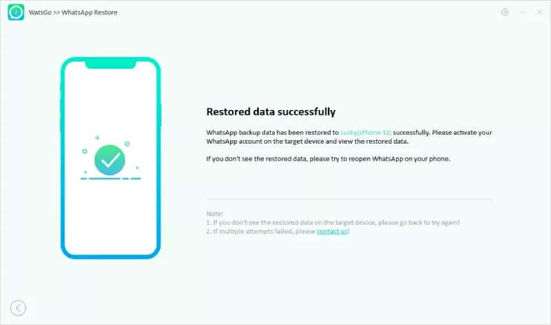 Cómo restaurar la copia de seguridad de WhatsApp sin desinstalar 6 Restaurar copia de seguridad