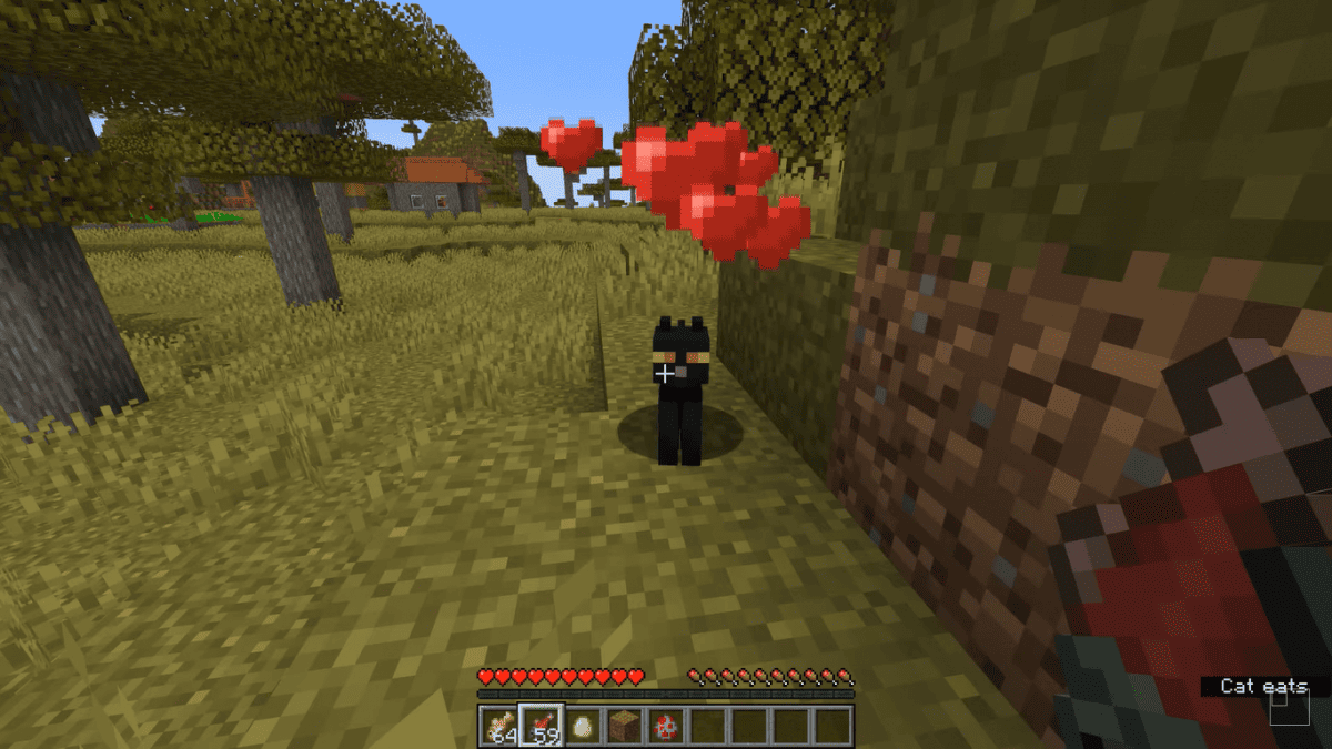 Gatos de Minecraft: Cómo conseguir, domesticar y criar gatos 3 Cómo domesticar gatos en Minecraft