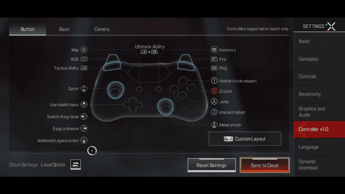 Guía del mando Apex Legends Mobile Controller: cómo configurarlo 6 Configuración del controlador móvil de Apex Legends