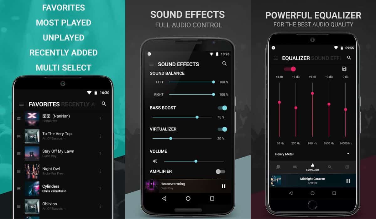 Los 13 mejores amplificadores de volumen de Android para aumentar el volumen del audio 2 Amplificador de volumen BlackPlayer para Android
