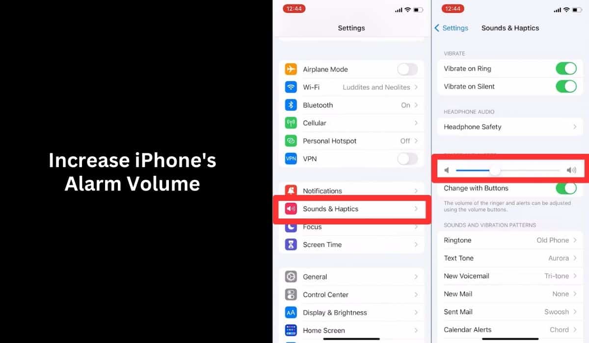La alarma del iPhone no funciona: 11 soluciones sencillas 3 Aumente el volumen de la alarma cuando la alarma del iPhone no suene