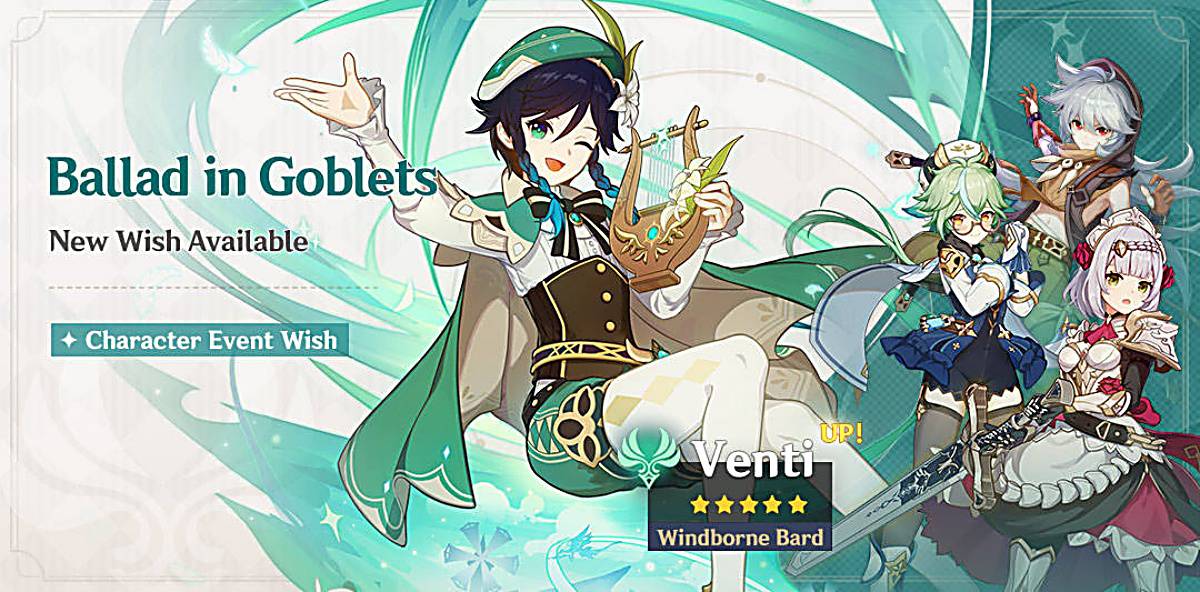 Edad, cumpleaños y altura de los personajes de Genshin Impact 5 tira de ventilación