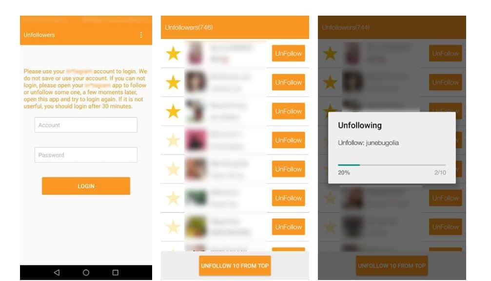 Las 14 mejores aplicaciones de seguidores para Instagram: consigue más followers 15 Dejar de seguir al usuario