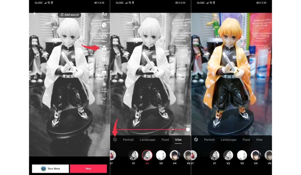 Cómo eliminar los filtros TikTok de los videos fácilmente 2 Cómo quitar el filtro de TikTok