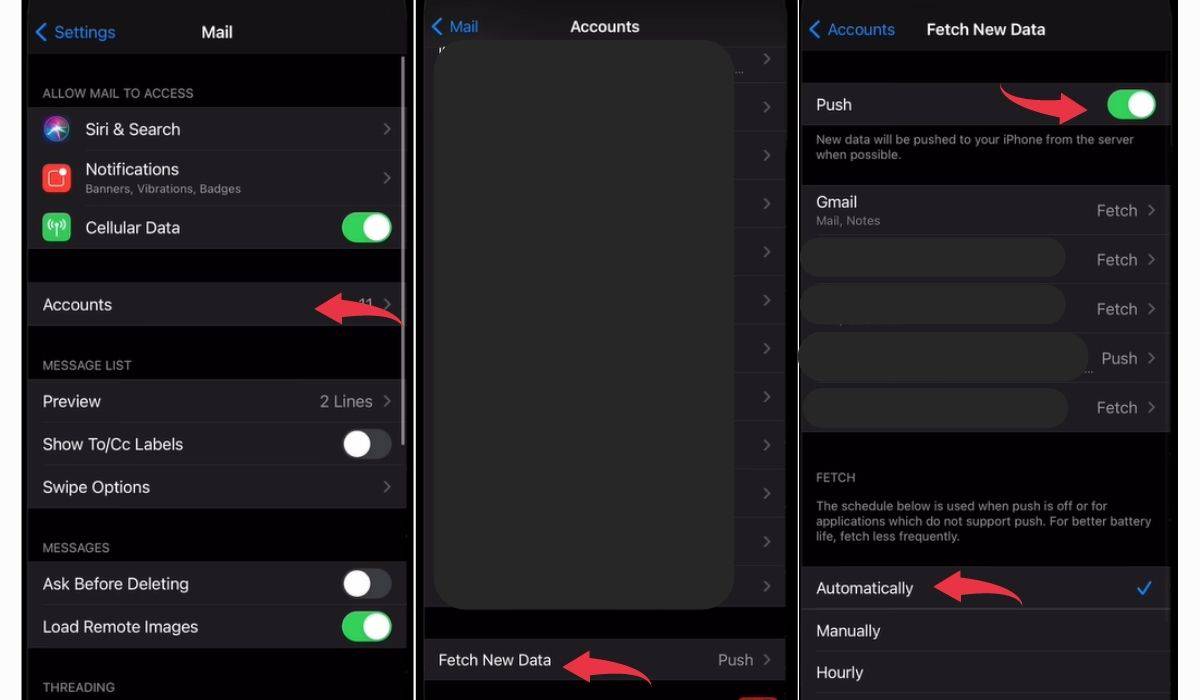 Este mensaje no se descargó del servidor: Descubre como solucionar este mensaje 3 Cambia la aplicación de correo electrónico del modo push al modo get