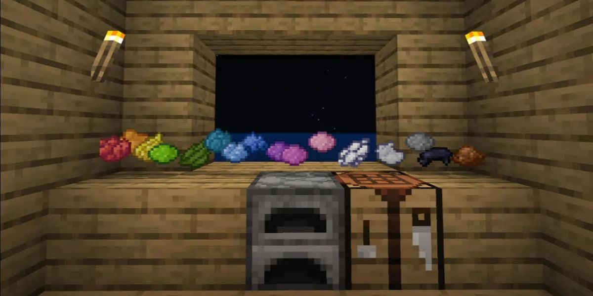 Cómo construir una cama en Minecraft del color que quieras 6 Diferentes colores de pintura en Minecraft