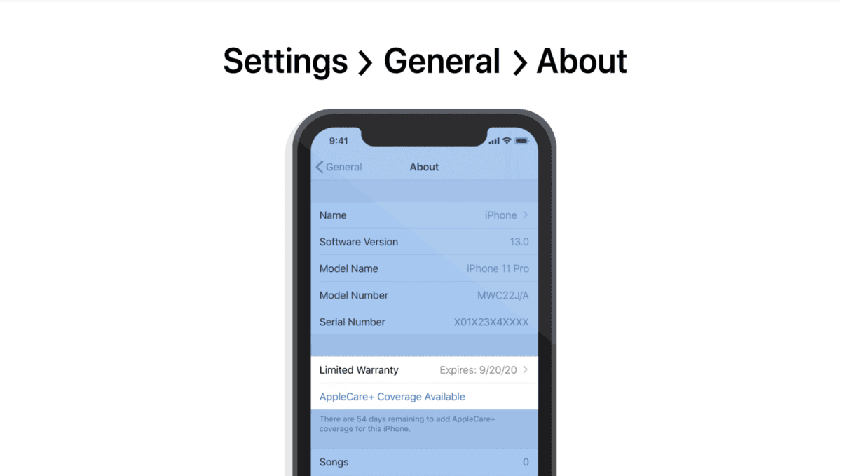 ¿Qué es AppleCare+? ¿Vale la pena suscribirse? 3 Consulta la garantía de AppleCare