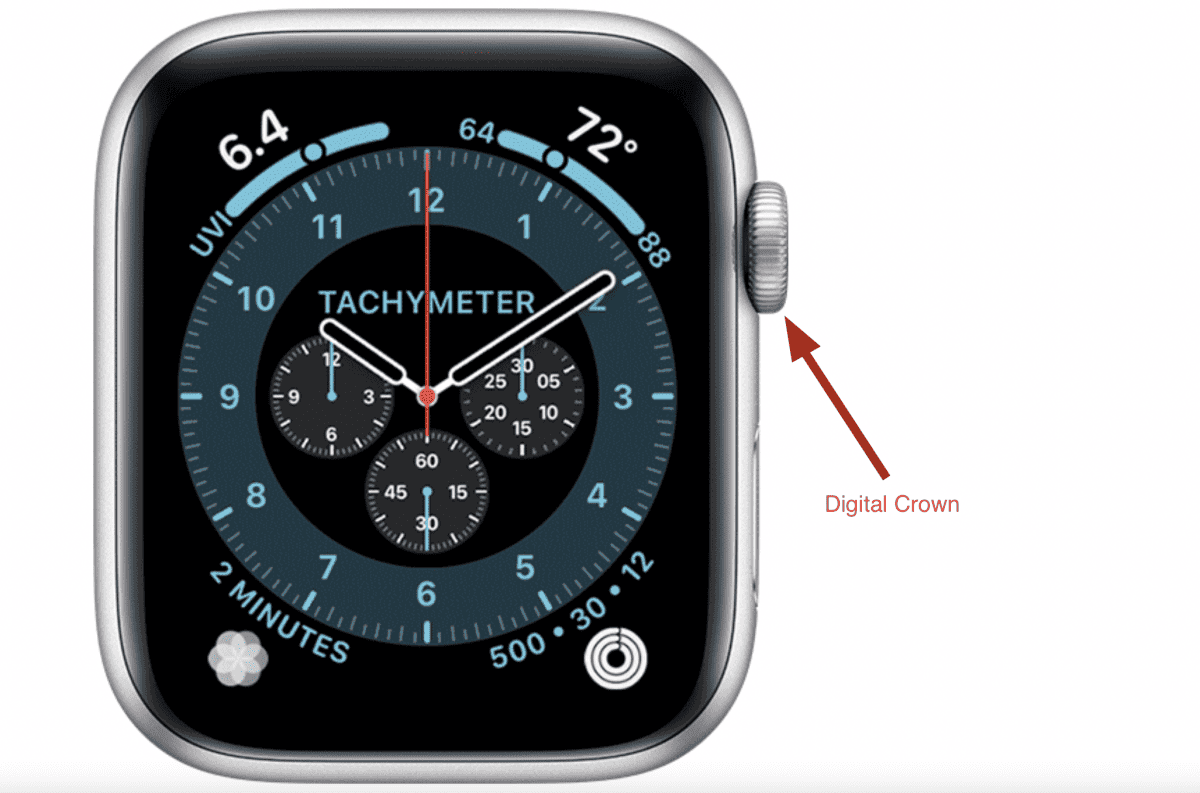 Cómo cambiar el fondo de pantalla de tu Apple Watch en 3 pasos 2 Apple Watch corona digital