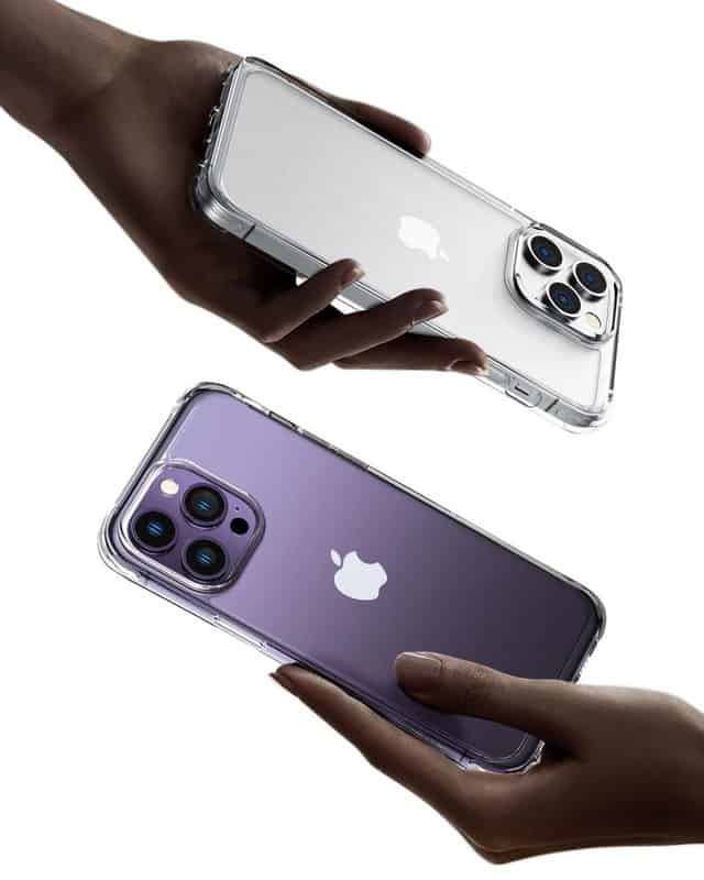 Funda Mkeke para iPhone 14 Pro a prueba: la fusión perfecta de estilo y protección 2 Funda transparente Mkeke para dos iPhone 14 Pro