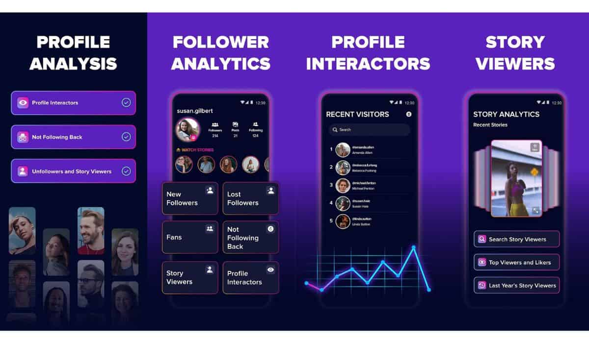 Las 14 mejores aplicaciones de seguidores para Instagram: consigue más followers 3 informe de seguidor