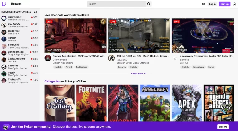 Cómo ver antiguas transmisiones en directo de Twitch 2 Cómo ver antiguas retransmisiones en directo de Twitch desde un ordenador