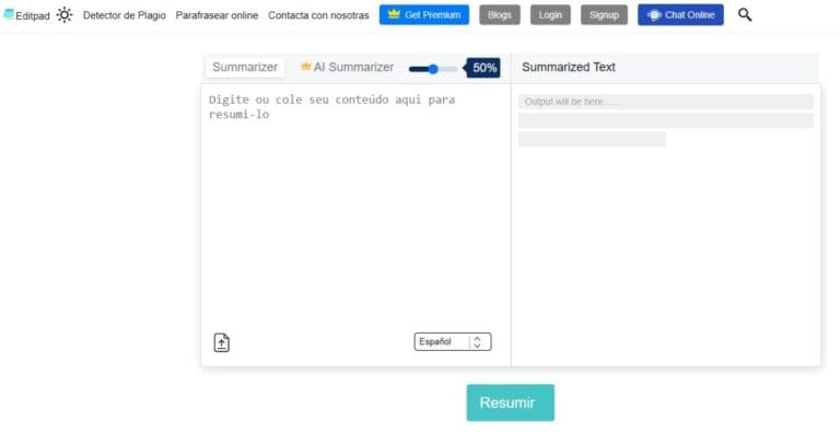 Mejores Apps y Páginas Web para resumir textos 6 Editpad