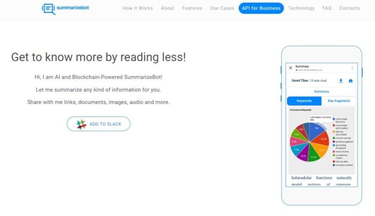 Mejores Apps y Páginas Web para resumir textos 5 Summarize Bot