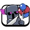 ¿Cuáles son los emotes raros de Clash Royale? 10 Emote de PEKKA con globos