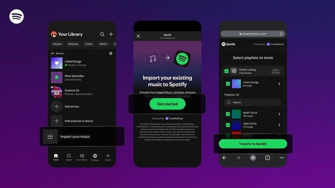 Ahora puedes traer tus listas de otros servicios a Spotify de forma sencilla gracias a TuneMyMusic 2 Ahora puedes traer tus listas de otros servicios a Spotify de forma sencilla gracias a TuneMyMusic