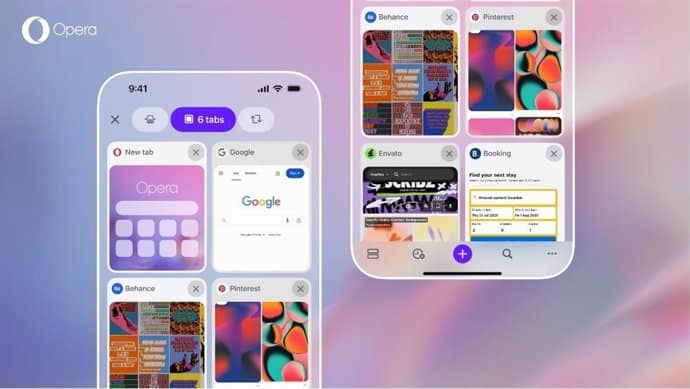 Así es la nueva función de Opera para organizar tus pestañas en el iPhone