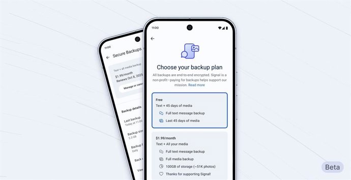 Así funciona la nueva copia de seguridad cifrada de Signal en Android