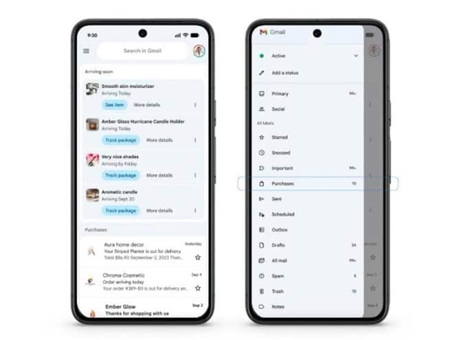 Así te ayudará Gmail a controlar tus compras y envíos de forma más sencilla