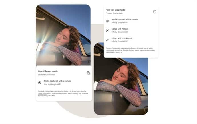 Así te ayudarán los Google Pixel 10 a saber si una foto fue creada con inteligencia artificial