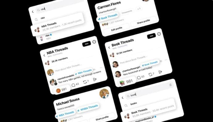 Ahora en Threads puedes unirte a comunidades y comentar todo sobre tus temas favoritos