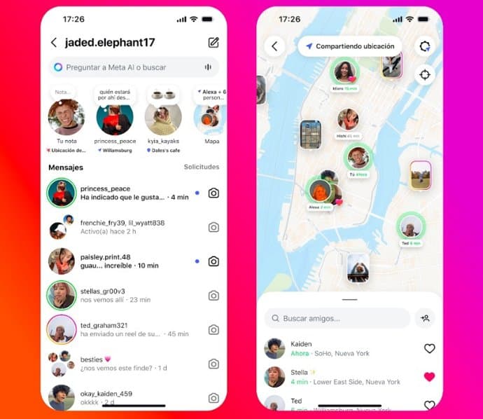 Así funciona el nuevo mapa de Instagram: disponible para todos y con mayor protección de tu privacidad