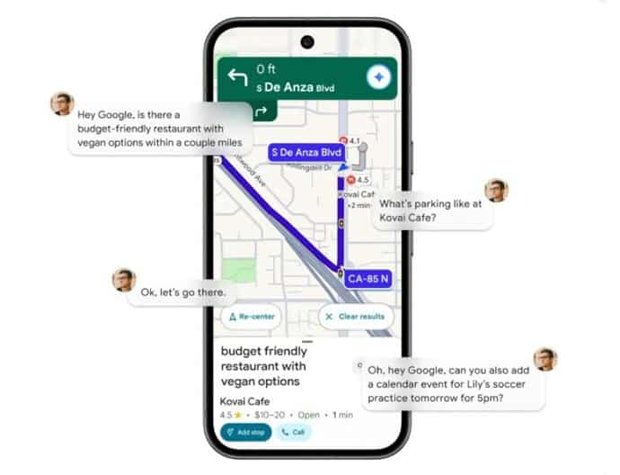Así revoluciona Gemini tu forma de usar Google Maps con comandos por voz mucho más naturales