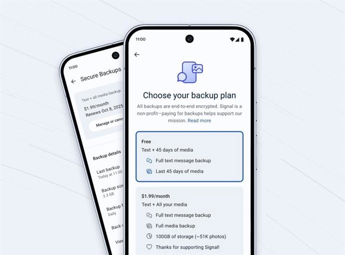 Signal ahora permite hacer copias de seguridad cifradas en iOS para proteger aún más tus conversaciones