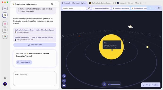 Así transforma Google tus pestañas abiertas en aplicaciones interactivas con la ayuda de Gemini