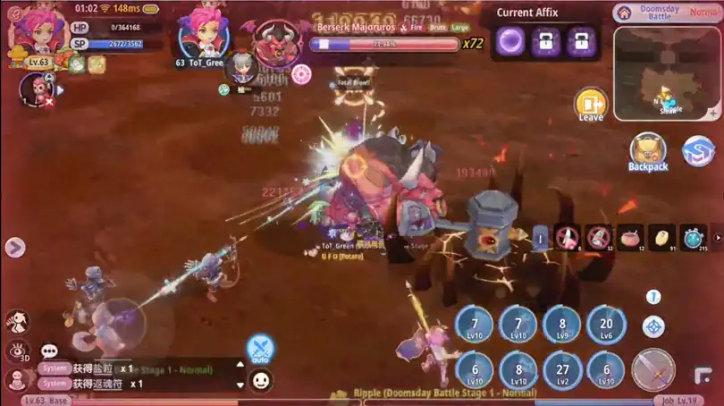 Ragnarok X: Next Generation: ¡La beta abierta comienza el 14 de enero! 5 Batalla en ROXGlobal