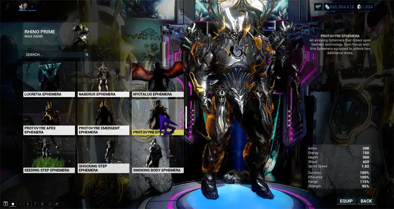Warframe Android: ¡Ya es oficial, prepárate para el lanzamiento! 7 Armadura en Warframe